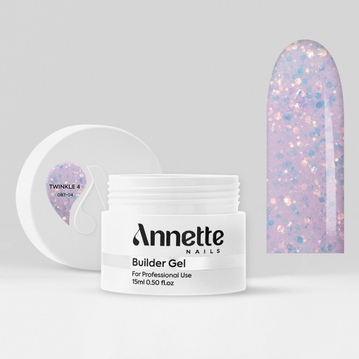 Gel Constructie Twinkle 4 ANNETTE NAILS - 15ml