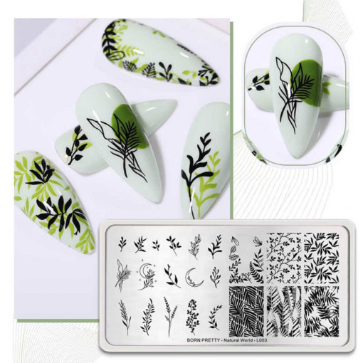 Matrita unghii Natural World - BORN PRETTY - L003