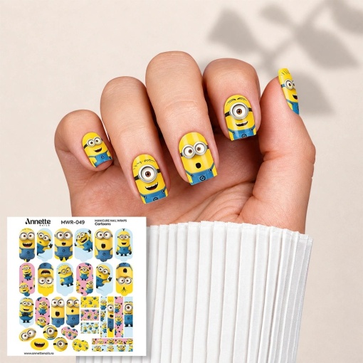 Nail Wraps Manichiura Cartoons 49 Annette Nails MWR-049