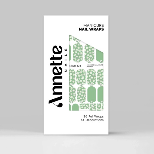 Nail Wraps Manichiura Flowers 104 Annette Nails MWR-104