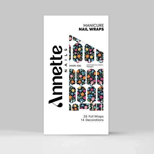 Nail Wraps Manichiura Flowers 106 Annette Nails MWR-106
