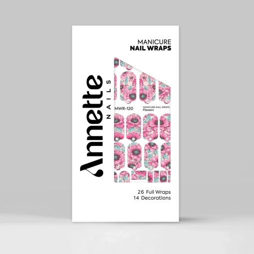 Nail Wraps Manichiura Flowers 120 Annette Nails MWR-120
