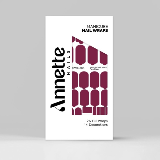 Nail Wraps Manichiura Pure Color 206 Annette Nails MWR-206