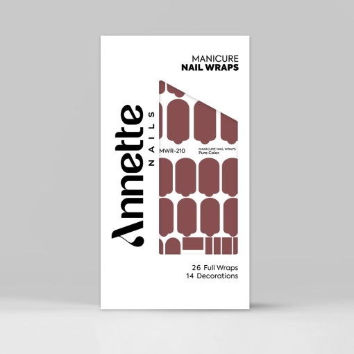 Nail Wraps Manichiura Pure Color 210 Annette Nails MWR-210