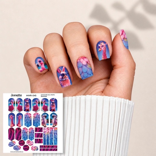 Nail Wraps Manichiura Summer 45 Annette Nails MWR-045