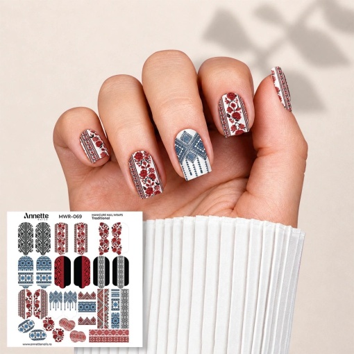 Nail Wraps Manichiura Traditional 69 Annette Nails MWR-069