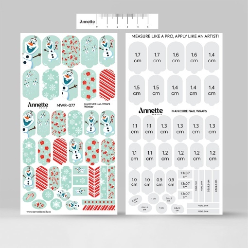 Nail Wraps Manichiura Winter 77 Annette Nails MWR-077