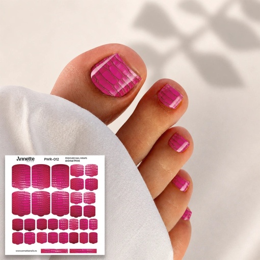 Nail Wraps Pedichiura Animal Print 12 Annette Nails PWR-012