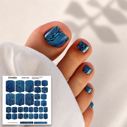 Nail Wraps Pedichiura Animal Print 3 Annette Nails PWR-003