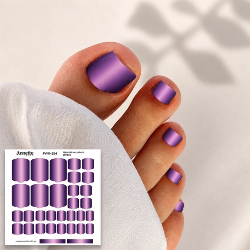 Nail Wraps Pedichiura Ombre 254 Annette Nails PWR-254