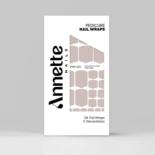 Nail Wraps Pedichiura Pure Color 203 Annette Nails PWR-203