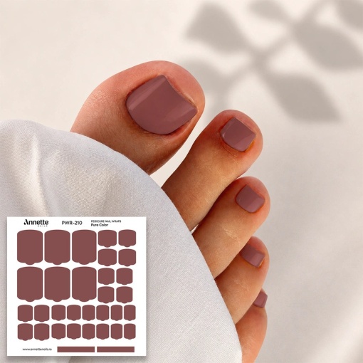 Nail Wraps Pedichiura Pure Color 210 Annette Nails PWR-210