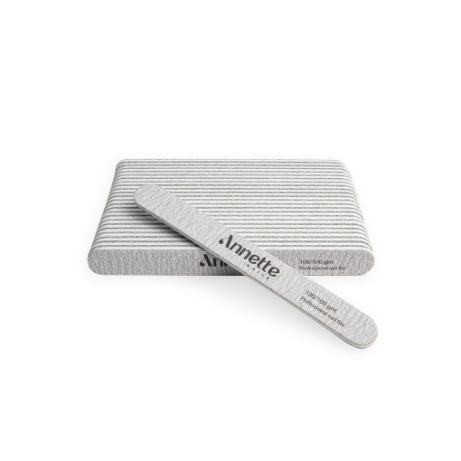 Set Pile Unghii Ovale 25 buc 100/100 grit Zebra Annette Nails POZ-02-100/100-S25