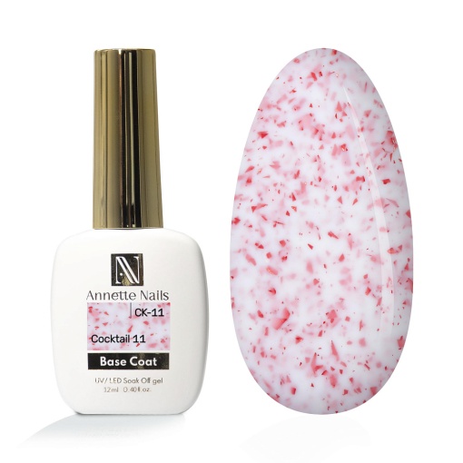 Baza Rubber Cocktail 11 ANNETTE NAILS - 12 ml CK-11