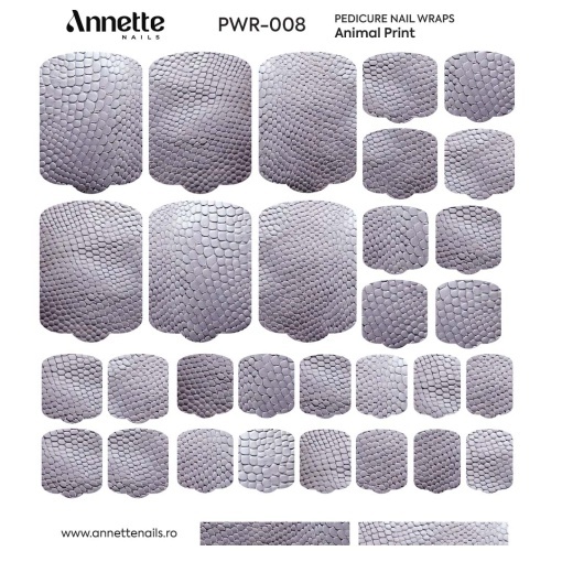 Nail Wraps Pedichiura Animal Print 8 Annette Nails PWR-008