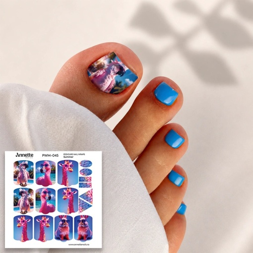 Nail Wraps Pedichiura MAX Summer 45 Annette Nails PWM-045