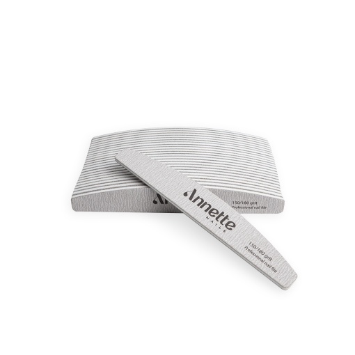 Set Pile Unghii Semiluna 25 buc 150/180 grit Zebra Annette Nails PSZ-05-150/180-S25