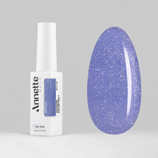 Top Coat Shimmer Color 7 SCT-07 - 8ml Annette Nails