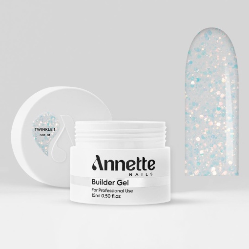 Gel Constructie Twinkle 1 ANNETTE NAILS - 15ml