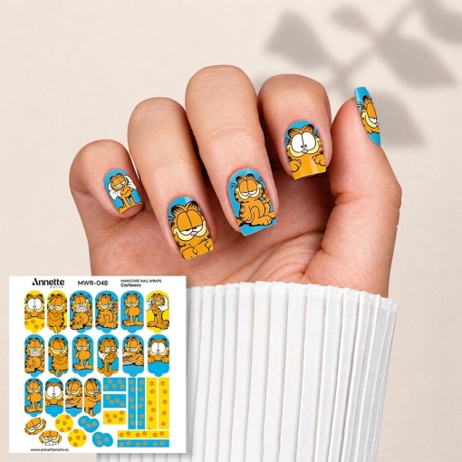 Nail Wraps Manichiura Cartoons 48 Annette Nails MWR-048