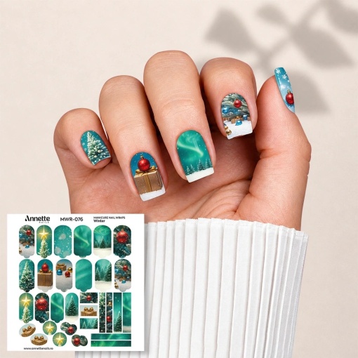 Nail Wraps Manichiura Winter 76 Annette Nails MWR-076