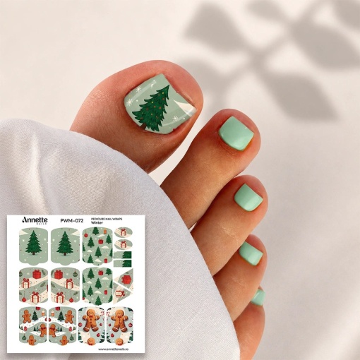 Nail Wraps Pedichiura MAX Winter 72 Annette Nails PWM-072