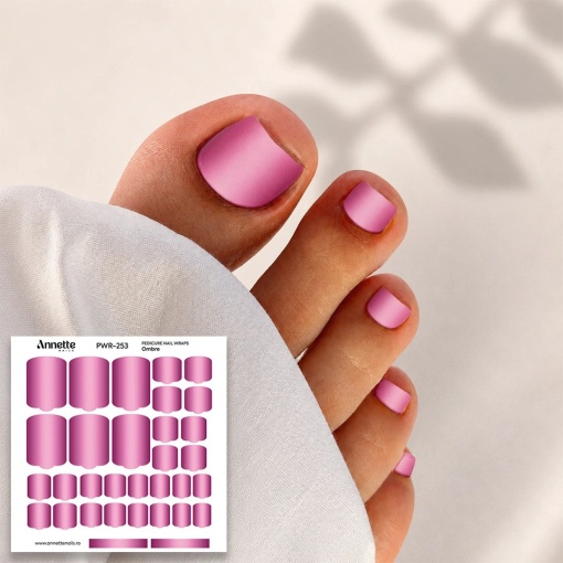 Nail Wraps Pedichiura Ombre 253 Annette Nails PWR-253