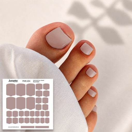 Nail Wraps Pedichiura Pure Color 204 Annette Nails PWR-204