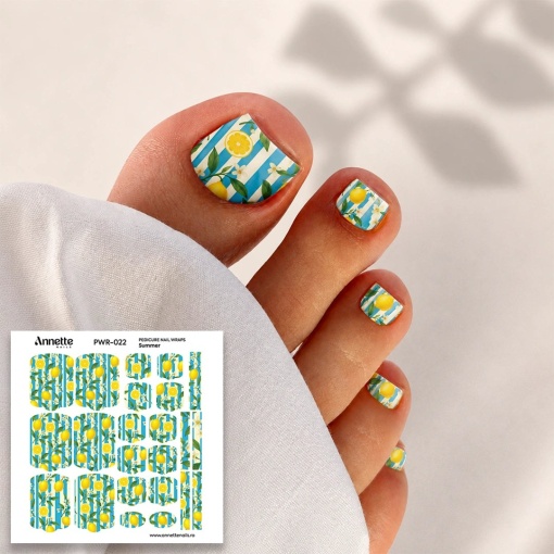 Nail Wraps Pedichiura Summer 22 Annette Nails PWR-022