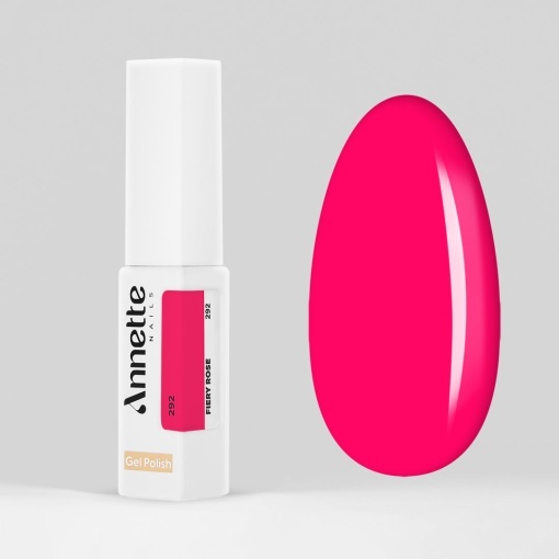 Oja Semipermanenta Neon Party Fiery Rose 292 - 8ml Annette Nails