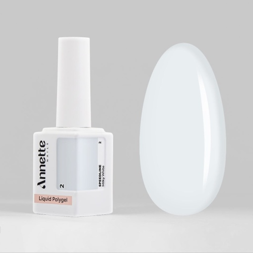 Polygel Lichid Speedline Milky White 2 ANNETTE NAILS - 12ml LP-02