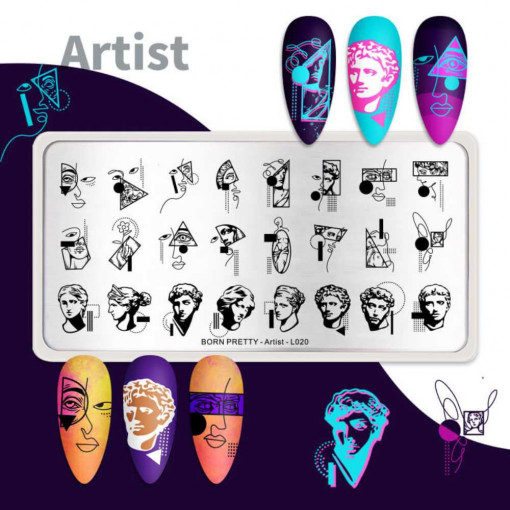 Matrita unghii Artist - BORN PRETTY - L020