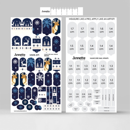 Nail Wraps Manichiura Winter 71 Annette Nails MWR-071
