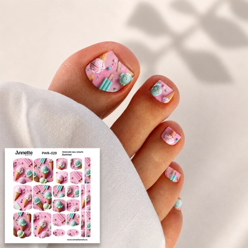 Nail Wraps Pedichiura Summer 29 Annette Nails PWR-029