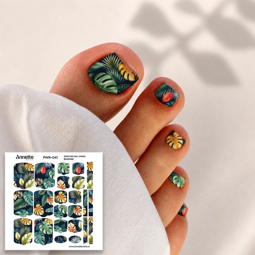 Nail Wraps Pedichiura Summer 41 Annette Nails PWR-041