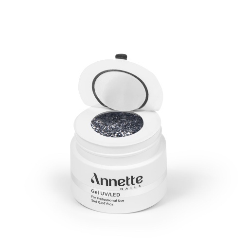 Paint Gel Platinum Silver 01 Wipe - 5ml Annette Nails GPP-01