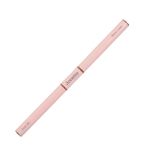 Pensulă dublă manichiură gel Annette Nails, Oval 8 - Liner 9mm