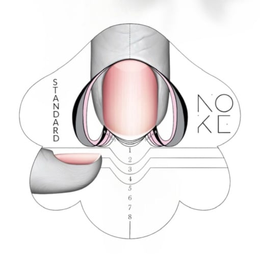 Șablon Unghii Standard NOKE – PVC 100 buc