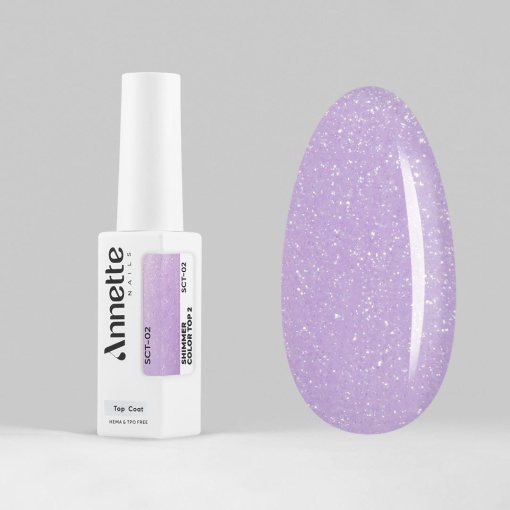 Top Coat Shimmer Color 2 SCT-02 - 8ml Annette Nails