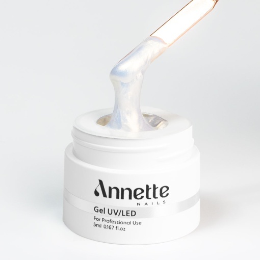 3D Gel Design Pearl White 01 - 5ml Annette Nails GDP-01