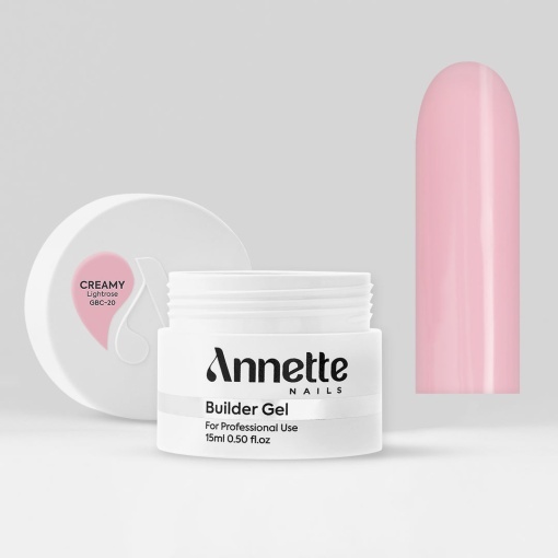 Gel Constructie Creamy Lightrose - 15ml Annette Nails GBC-20-15