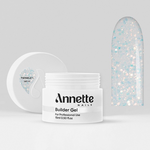 Gel Constructie Twinkle 1 ANNETTE NAILS - 15ml