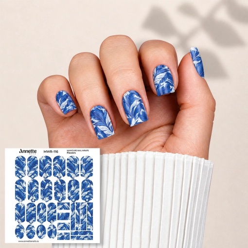 Nail Wraps Manichiura Flowers 116 Annette Nails MWR-116