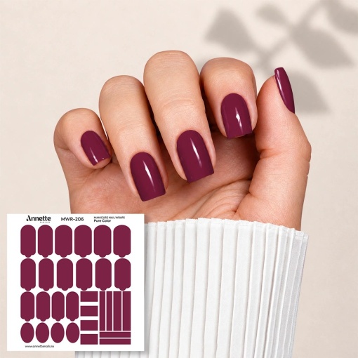Nail Wraps Manichiura Pure Color 206 Annette Nails MWR-206