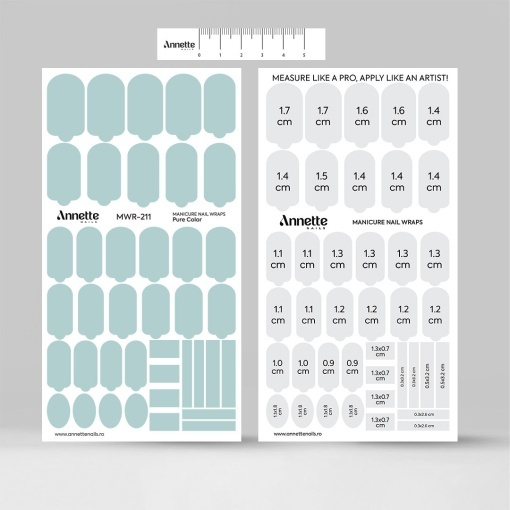 Nail Wraps Manichiura Pure Color 211 Annette Nails MWR-211