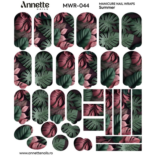 Nail Wraps Manichiura Summer 44 Annette Nails MWR-044