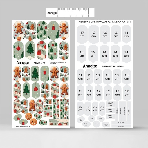 Nail Wraps Manichiura Winter 72 Annette Nails MWR-072