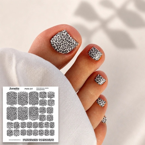 Nail Wraps Pedichiura Animal Print 17 Annette Nails PWR-017