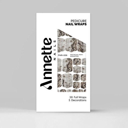 Nail Wraps Pedichiura Animal Print 6 Annette Nails PWR-006