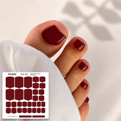 Nail Wraps Pedichiura Pure Color 208 Annette Nails PWR-208